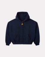 Raspberry Hills Triangle Pull Zip Up Hoodie
