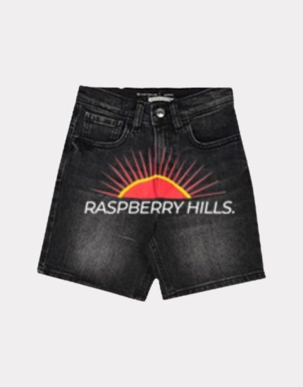 Raspberry Hills Jeans Short Black