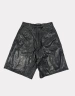 Raspberry Hills Leather Shorts Black