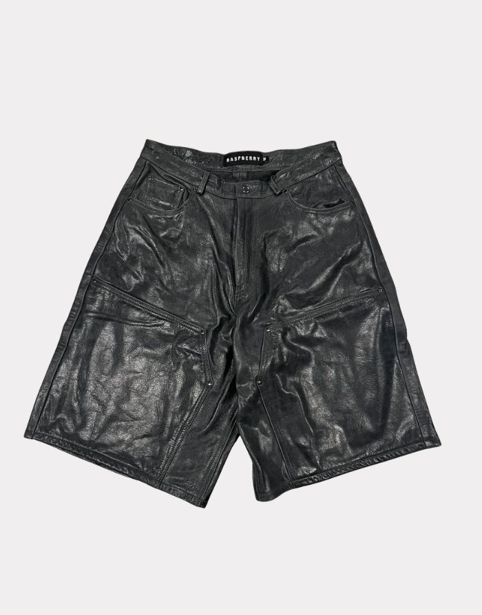 Raspberry Hills Leather Shorts Black Raspberry Hills Leather Shorts Black