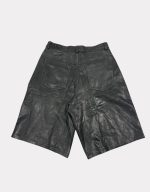 Raspberry Hills Leather Shorts Black