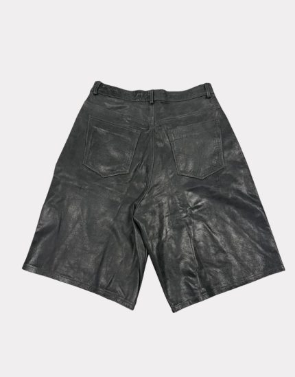Raspberry Hills Leather Shorts Black