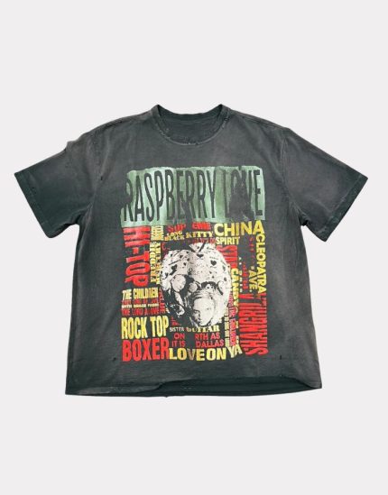 Gold+Vintage Gallery Raspberry Hills Love Tee