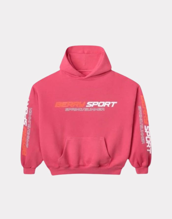 The Raspberry Hills Gold + Vintage Hoodie Pink The Raspberry Hills Gold + Vintage Hoodie Pink