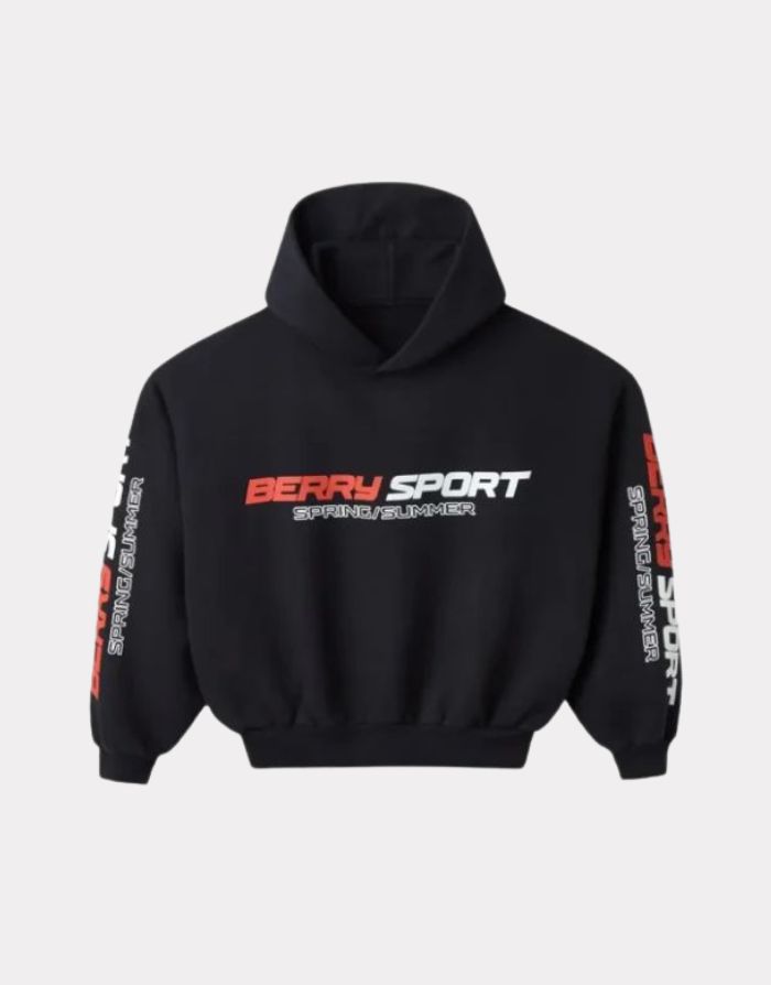 Raspberry Hills GV Gallery Cropped Berry Sport Hoodie Raspberry Hills GV Gallery Cropped Berry Sport Hoodie