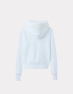 Raspberry Hills White Pom Pom Zip Up Hoodie