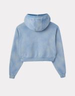 Raspberry Hills London Fog Cropped Zip Up